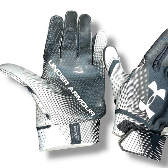 Under Armour Sz Small Gloves NFL Football UA Spotlight Wide Receiver 1304698 - Picture 3 of 12